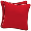 Mainstays Square Decorative Pillow, Red Star, 2 pack