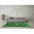 thumbnail image 3 of Ahgly Company Indoor Round Persian Emerald Green Traditional Area Rugs, 6' Round, 3 of 4