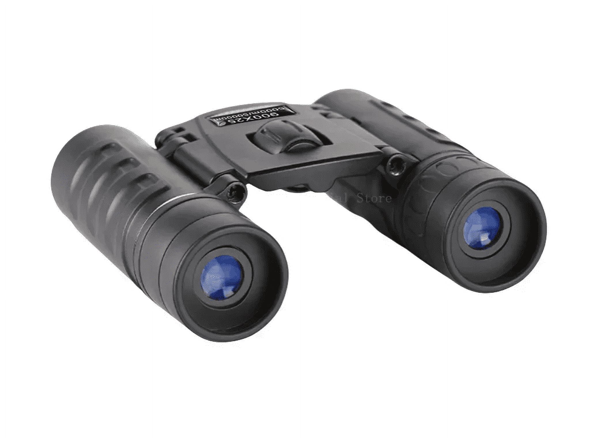 900x25 HD Zoom Portable Powerful Binoculars Long Range BAK4 Telescope Folding Low Light Binoculars for Hunting Camping