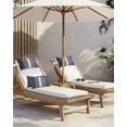 thumbnail image 5 of Pack of 4 Outdoor Lumbar Pillow Covers 12x20 Inch, Beige Striped Waterproof Throw Pillow Covers Set, Midnight Blue Geometric Simple Retro Indoor&Outdoor Decorative Cushion Cases for Patio Porch Car, 5 of 7