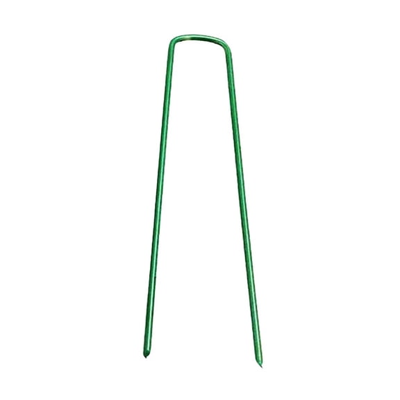 Tucknest U Shaped Ground Nails, 5.9 Inch Garden Stakes Landscape Fabric Stakes, Heavy Duty Weed Barrier Stakes for Greenhouse Mulch Plant Fixing, Ground Anchors