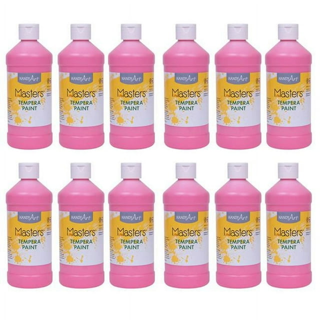 Peinture Rock & Handy Art RPC201722-12 Pinte de Peinture Tempera, Rose