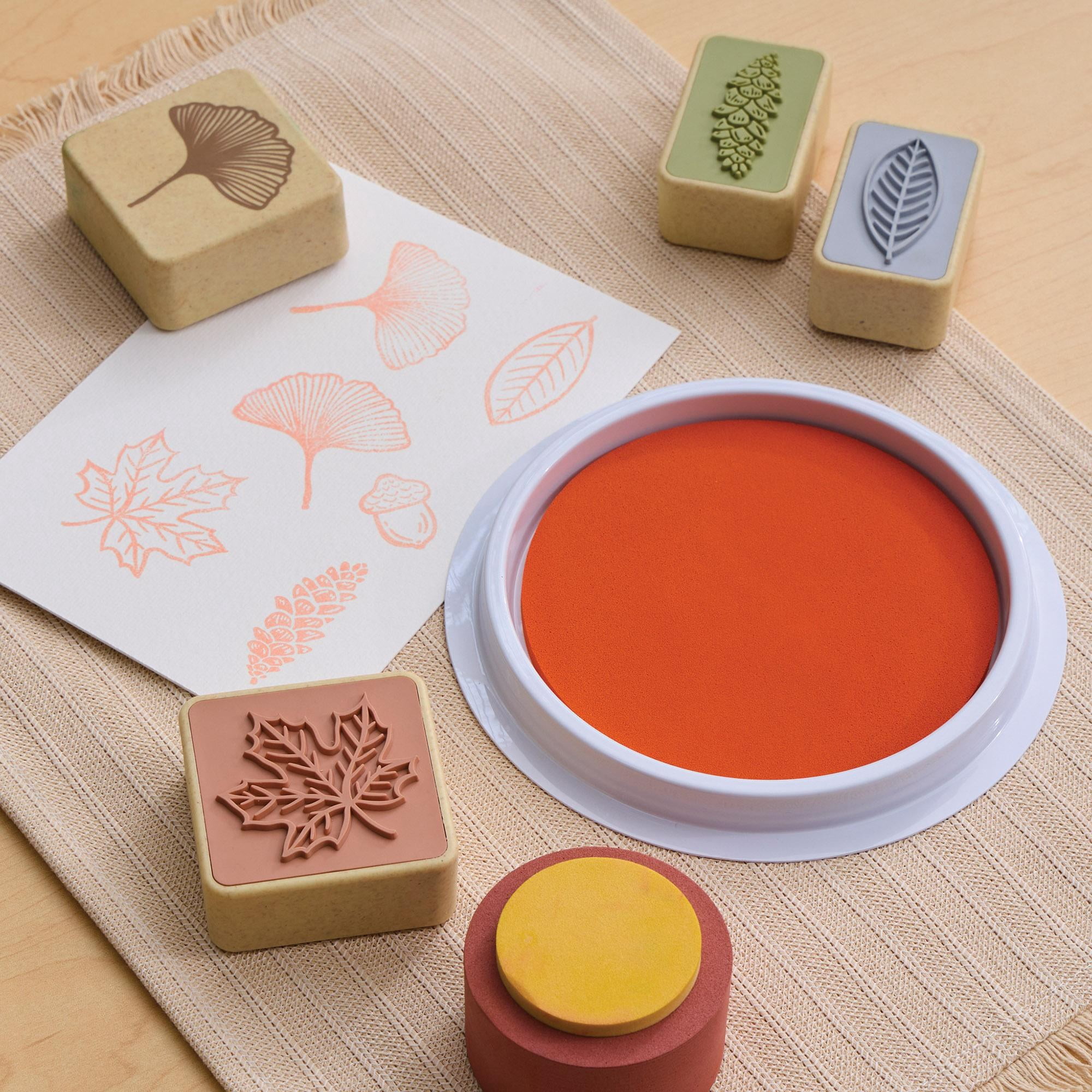 Kaplan Early Learning Company Washable Jumbo Stamp Pad - Set of 9