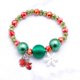 thumbnail image 1 of Colgante de collar de Pulsera Salvador Abalorios colores mezclados nacarados Navidad, 1 of 7