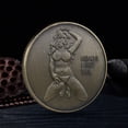 thumbnail image 2 of Moneda conmemorativa vintage de bronce con diseño de mujer en bikini sexy, 2 of 3