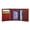 Burgundy, variant on Men's Genuine Leather Slim Tifold Men's Wallet- ID Credit Card Holder