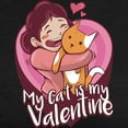 thumbnail image 3 of CafePress - My Cat Is My Valentine T Shirt - Womens Tri-blend T-Shirt, 3 of 4