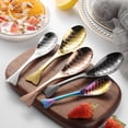 thumbnail image 2 of Heat-Resistant Fish-Shaped Dessert Spoon - Ergonomic Ice Cream and Stirring Spoon for Home Tableware, 2 of 8