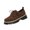 Brown_001, variant on Women's Faux Suede Lace Up Platform Oxford Shoes, Chunky Lug Sole Non-Slip Casual Dress Shoes, Comfort Work Flats for Office Commuting Daily Wear Brown 5.5(EU-36)