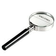 10X Magnifying Glass 2 Inch Handheld Glass Reading Magnifier For Small