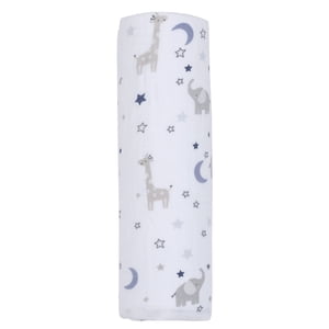 Parent's Choice Muslin Swaddle Elephant Stars