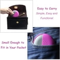 thumbnail image 5 of Pastillero decorativo de tamaño lindo para bolso con cierre, estuche diario pequeño (púrpura, 3), 5 of 5
