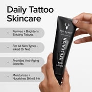 Mad Rabbit Replenish Tattoo Body Lotion for All Skin Types, Non-Greasy & Silicone-Free, 3.4 fl oz