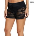 thumbnail image 3 of Pantalones cortos de encaje para mujer Sonducket Negro L, 3 of 6