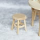 thumbnail image 4 of Muebles de cocina miniatura redondo de madera maciza Baoblaze para muñecas 3...6cm muebles de muñecas, 4 of 8