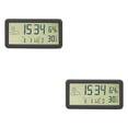 thumbnail image 1 of Reloj despertador Digital Advancent ABS potente alarma con sensor de luz LCD Negro 2Conjunto, 1 of 1