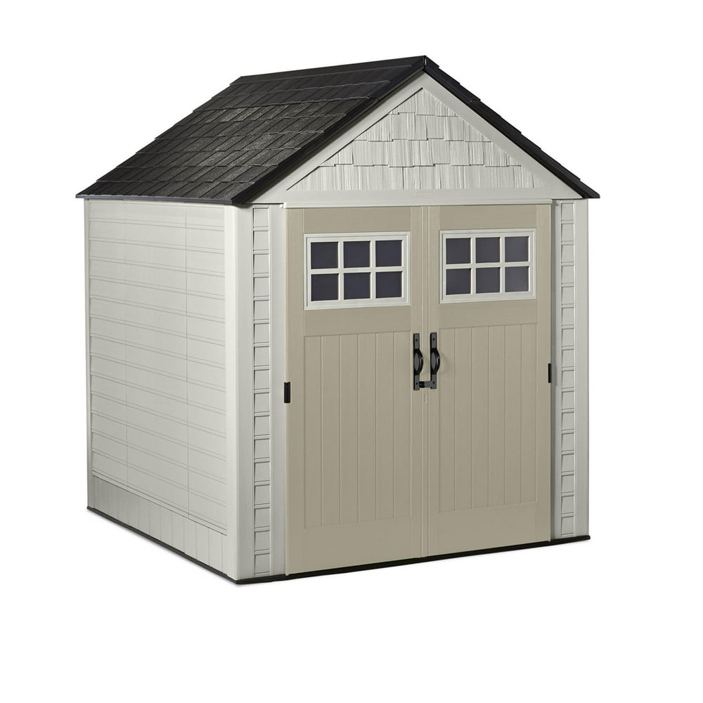 rubbermaid storage shed space saving large mounted power