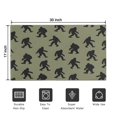 thumbnail image 5 of Green Bigfoot Pattern Door Rugs,Washable Non Slip Door Mats Indoor,Decorative Door Mats,Entry Mat Indoor for Entrance,Bedroom,Kitchen,Bathroom,17"x30", 5 of 6