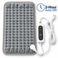 thumbnail image 2 of Heating Pad for Back Pain Relief, 12 x 24 in Electric Heating Pad with 3 Heat Settings, 2-Hour Auto Shut Off, Machine Washable, Ultra Soft Polyester, 2 of 8