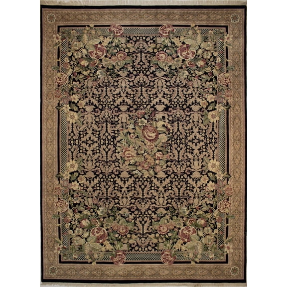 Wali Araceli Black/Beige Rug, 9'2" x 12'5"