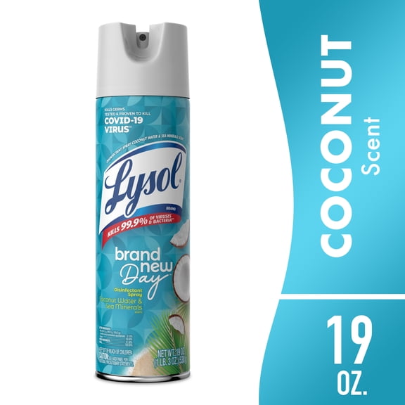Lysol Disinfectant Spray - Brand New Day Coconut Water & Sea Minerals 19 oz.