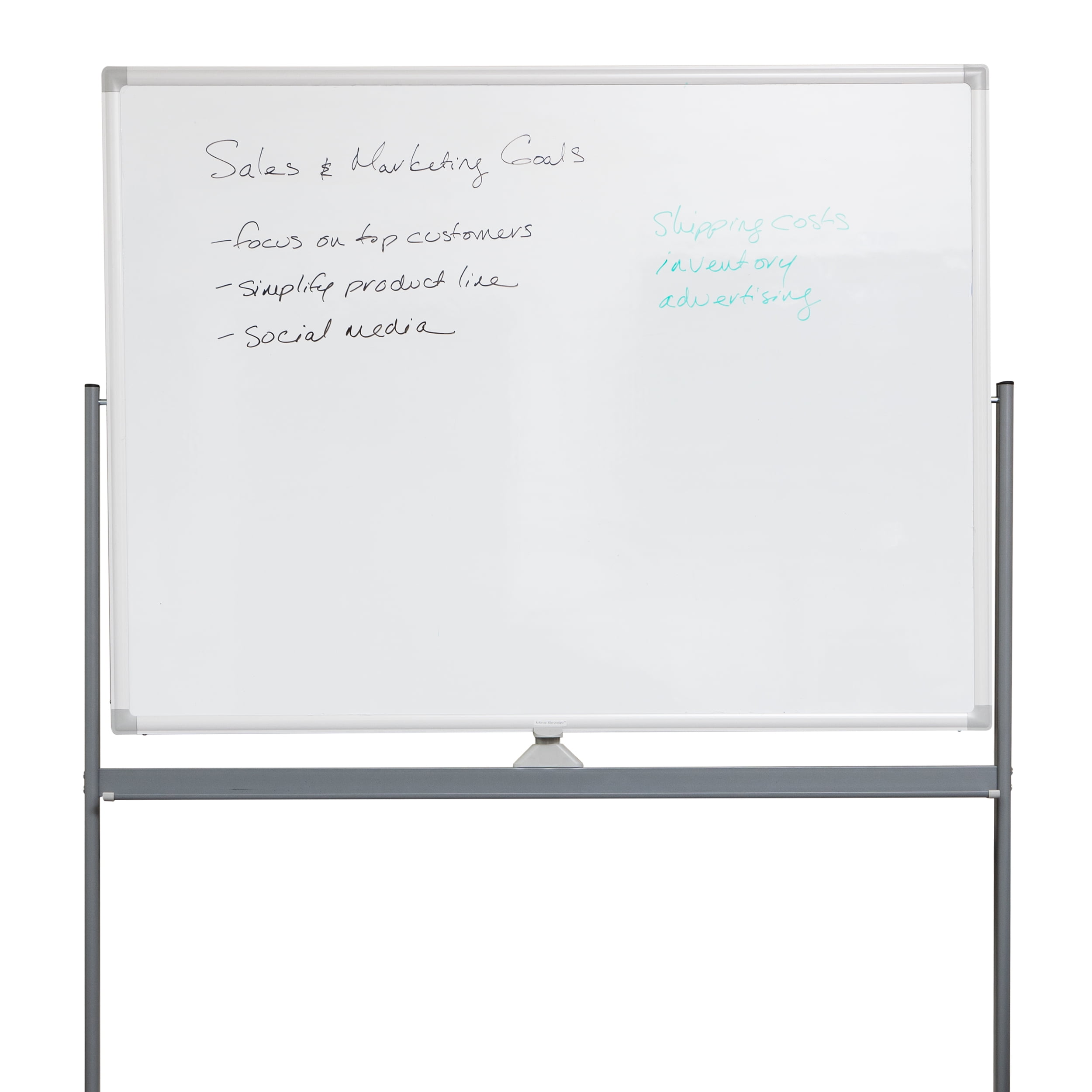 Mind Reader Mind Reader 9-to-5 Collection, Adhesive Dry Erase Whiteboard  Roll with 2 Dry Erase Markers, 24 inches wide x 10 feet long, White in the  Dry Erase Accessory Kits department at