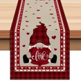 thumbnail image 4 of Décoration de Table de la Saint-Valentin Drapeau de Table Fleur Fête Cuisine Salon Nappe Décorative Impression Lin Nappe de Table à Thé, 4 of 8