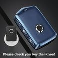 thumbnail image 1 of MYG Aluminium Leather Car Key Fob Case Cover Holder Shell For Volvo S60 S90 XC60 V90, 1 of 9
