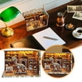 thumbnail image 1 of Dinosaur Institute DIY Hut Hand Assembled Toy Wooden Bookend Small Miniature Scene (need To Assemble It Yourself), 1 of 7