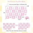 thumbnail image 2 of Infans 26 PCS 12.5" x 12.5" Interlocking ABC Play Mats w/Detachable Letters for Kids, 2 of 7