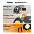 thumbnail image 2 of Linterna Led Llavero Portátil Lámpara Táctica Multifunción Malubero Naranja, 2 of 5