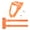 Orange, variant on ZONKIE Gen 2 Bike Water Bottle Cage, Silicone No Drill Mount Adapter, 30g Ultra Light