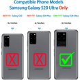 thumbnail image 2 of czcpp-Defender Case for Samsung Galaxy S20 Ultra Phone Case Heavy Duty Shockproof Dustproof 3 in 1 Rugged Protective Bumper Cover for Samsung S20 Ultra Black, 2 of 4