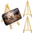 thumbnail image 2 of Jinsinto Desktop Photo Frame Easel Children's Easel Multifunctional Mini Display Small Easel Mobile Phone Stand Solid Wood Tripod(wood Color)(20pcs), 2 of 4