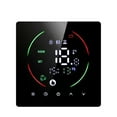 thumbnail image 1 of Mistaha Smart EAST2 WIFI Underfloor Heating Thermostat with Humidity and Weather Control - Energy Saving, Child Lock, Remote Control - White/Black - T2 Model - for Electric Heating/Water Systems -, 1 of 7