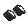 thumbnail image 1 of jinwen Rear Pedals Rear Seat Footrest Steel Folding Footrests Foot Pegs, 1 of 9