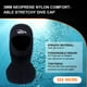 thumbnail image 4 of Sonducket Keep Diving DH-321 Gorro de buceo de 3 mm A prueba de frío Cubierta de cabeza de capucha de color sólido flexible Natación Surf Sombrero Deportes acuáticos Línea negro L Sonducket OD002585-03B, 4 of 5