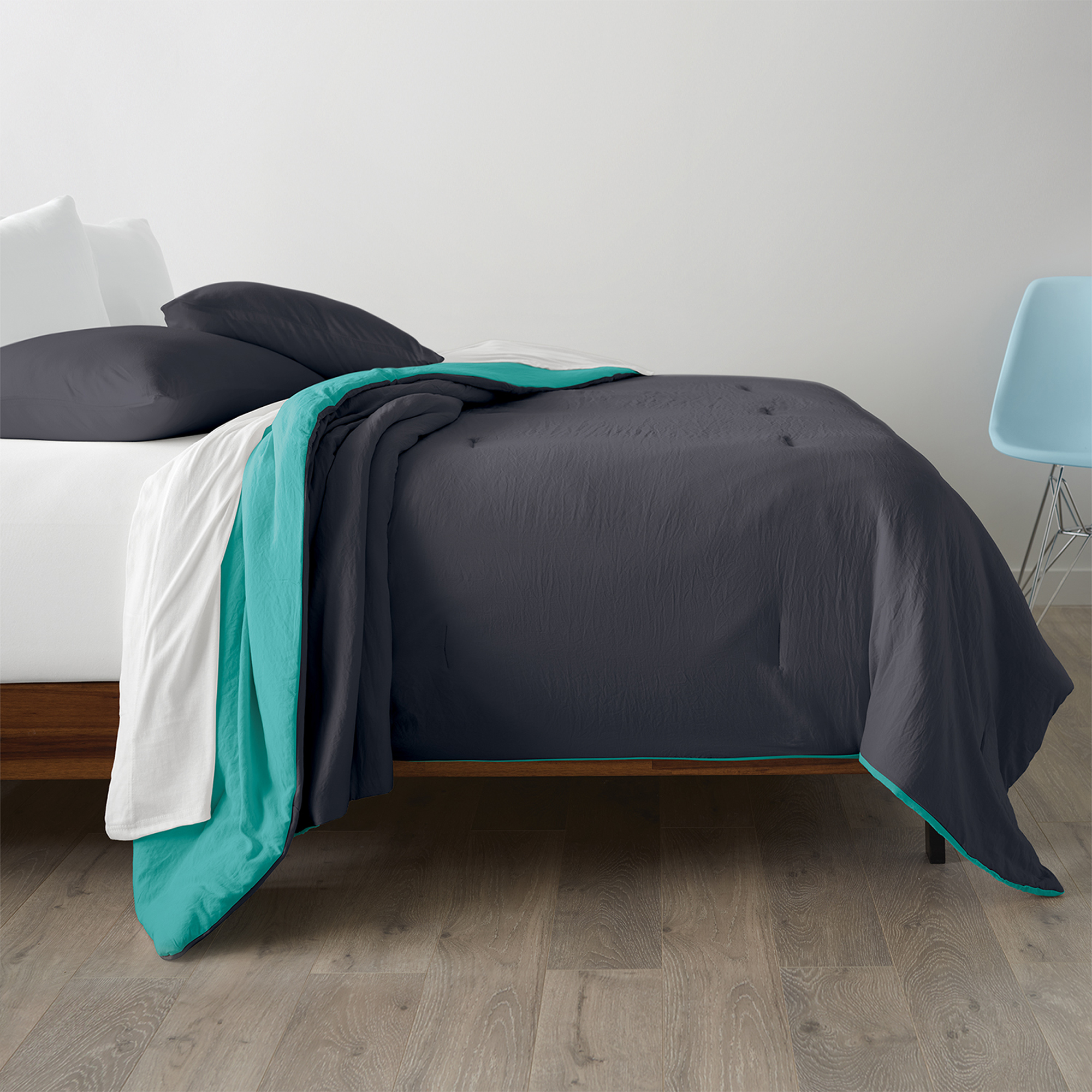 Ella Jayne Reversible Brushed Microfiber Plush DownAlternative