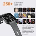 thumbnail image 4 of Reloj Inteligente con Monitor de Frecuencia CardíAca/SueñO/PodóMetro, Rastreador de Actividad Deportiva 113+, Reloj Resistente Al Agua IP68 para Android IOS C, 4 of 8