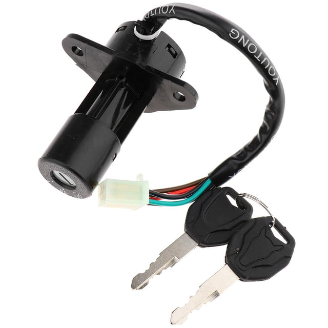 de de Interruptor de Puerta Eléctrica de Scooter de Motocicleta de 4 O 6 Cables para Yotijar Conjunto de la llave del interruptor de encendido