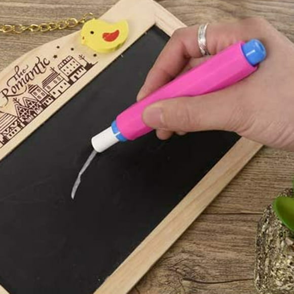 EGNMCR 5PC Non-dirty Hand Plastic Chalk Cover Chalk Clip For Teaching Chalk cover