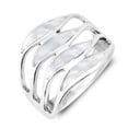 thumbnail image 4 of Amazing Waves of Color Mother of Pearl Inlay Sterling Silver Ring-9, 4 of 5
