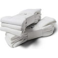 thumbnail image 6 of Womens Value Womens Bulk Lightweight Cotton Crew Socks, Homeless Donation Cheap, Wholesale Sock (12 Pairs White Crew), 6 of 7