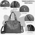 thumbnail image 4 of Sunyuer Elegant Vegan Leather Handbag - Large Capacity Shoulder Bag with Adjustable Strap, 4 of 6