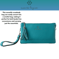 thumbnail image 4 of Nanette Lepore Women Crossbody Purse Faux Leather Handbag with Removable Strap Aruba Blue, 4 of 8