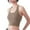Khaki, variant on AherBiu Workout Crop Tank Tops for Women Sports Tank Tops for Women Sleeveless Athletic Shirts Yoga Running Gym Crop Tank Tops