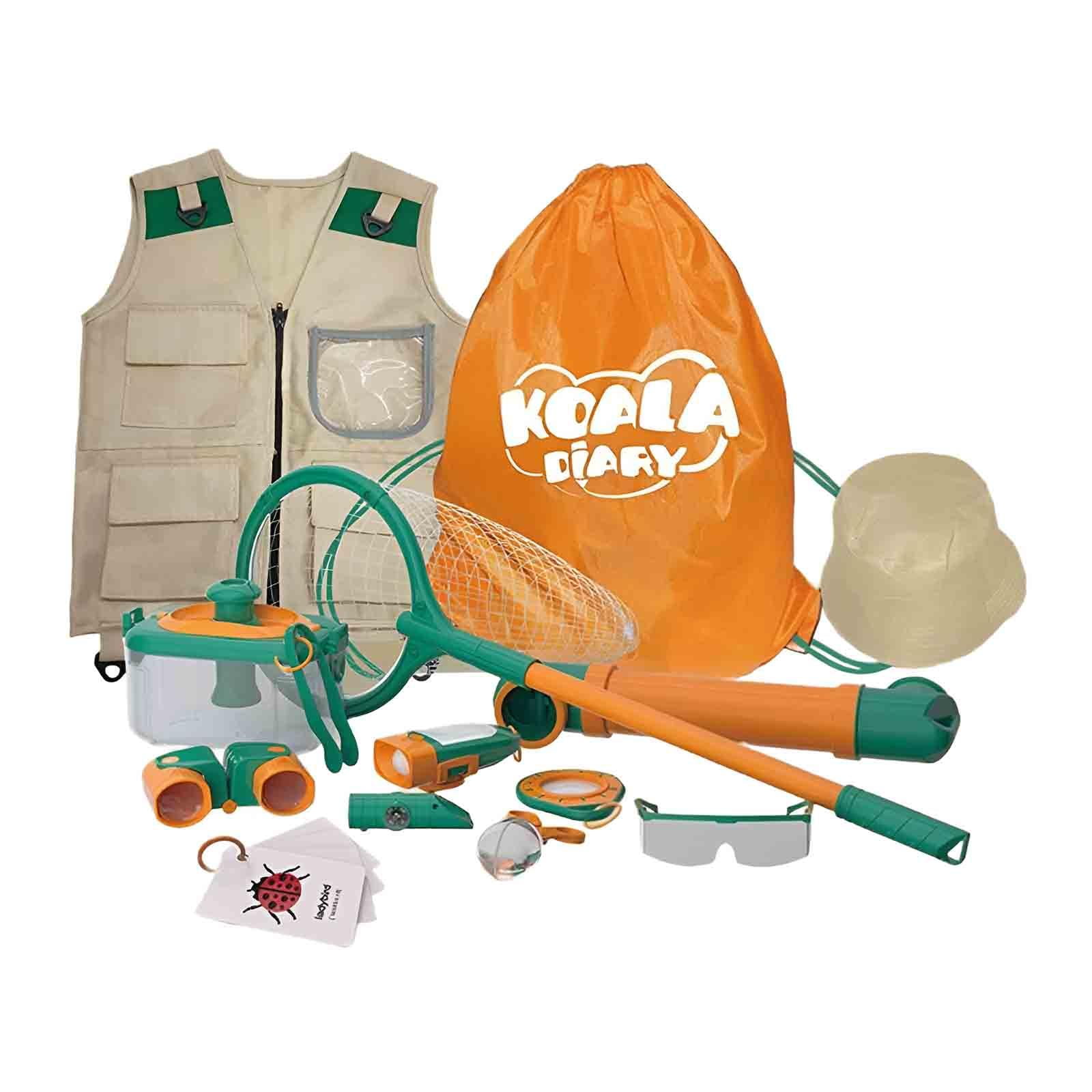 Milaget 14 Pieces Kids Explorer Kits Kids Adventure Kits for Age 3-12 ...
