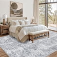 thumbnail image 3 of 4x6 Washable Area Rug - Modern Low Pile, Non-Slip & Stain Resistant Accent Rug for Entryway, Bedroom, Nursery & Office, 3 of 8
