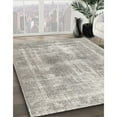 thumbnail image 3 of Ahgly Company Machine Washable Indoor Rectangle Traditional Pale Silver Gray Area Rugs, 5' x 8', 3 of 7