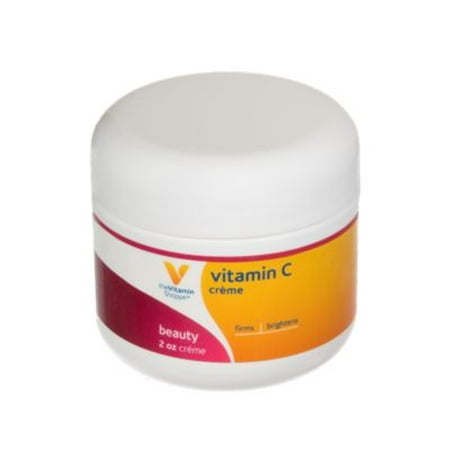 The Vitamin Shoppe Vitamin C Crème, Firms and Brightens Skin, Apply After Cleansing to Damp Skin Daily (2 Ounces
